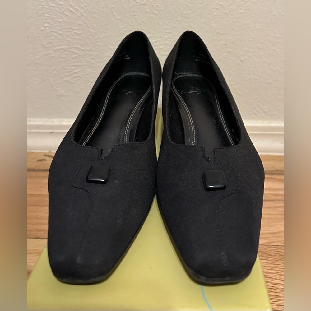 Lifestride women Shoes/heels Size 8.5 Jacey Black Micron Black